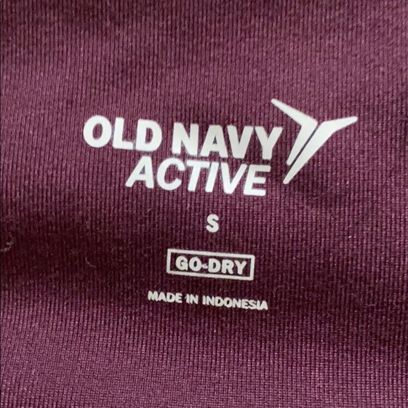 maroon mesh pocketed leggings - Picture 3 of 3